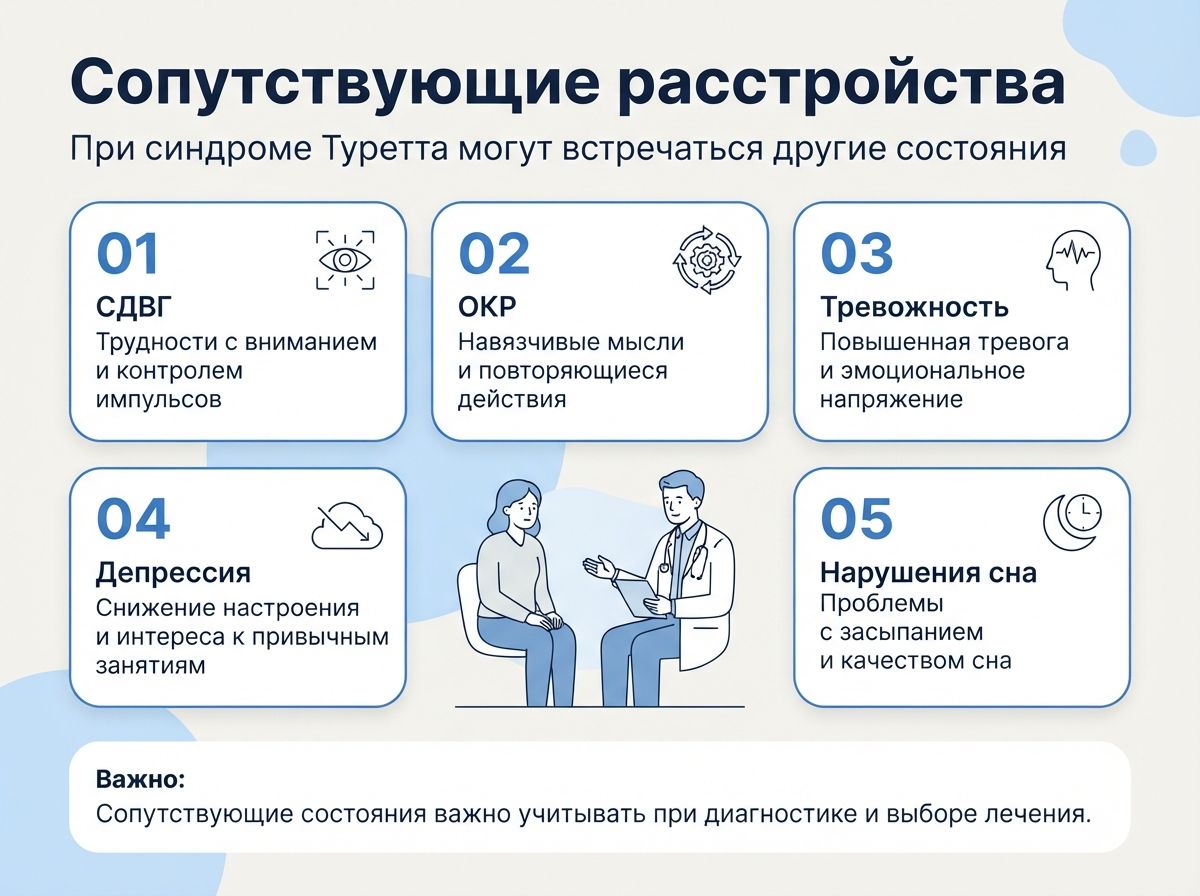 Лечение синдрома Туретта в Качканаре инфографика